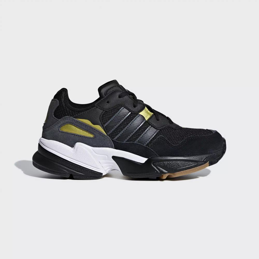 Adidas Yung-96 Tenis Negros Para Niña (MX-93414)